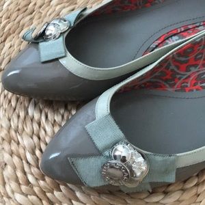 Coach Shoes - Coach Poppy Gray Flats Size 8.5 Coach Shoes - Coach Poppy Gray Flats Size 8.5